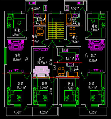 中望CAD中如何将部分图形暂时隐藏