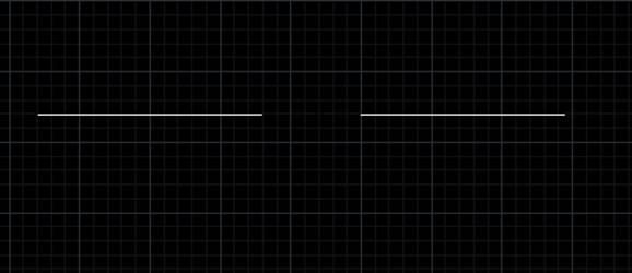 CAD中如何把一条直线从某点切断