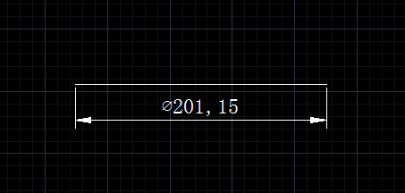 CAD画图时如何让直线标注显示直径符号