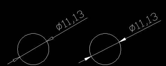 中望CAD标注时，如何让标注空心箭头变成实心箭头