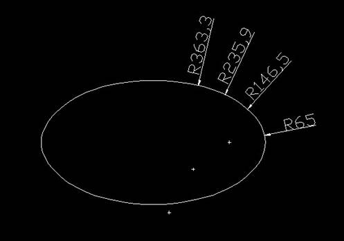 在中望CAD里面给椭圆标注半径的方法
