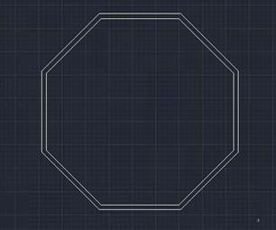 如何用CAD绘制八角凳