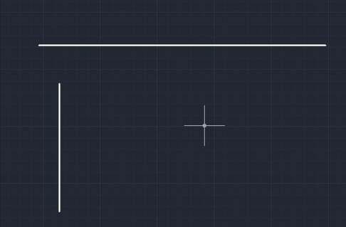 中望CAD中怎么找到两条不平行直线的交点