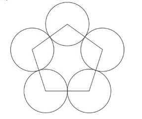 CAD 怎么绘制三角形内嵌花朵的图形?