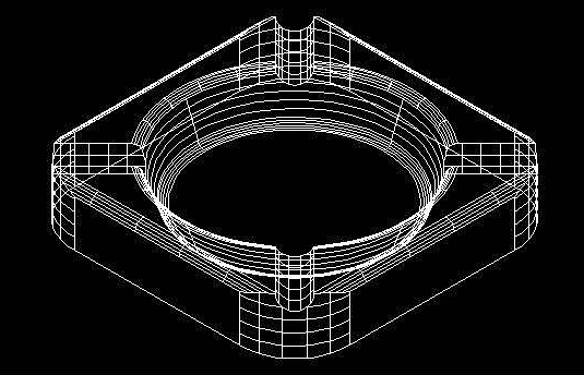 怎么用CAD画烟灰缸？