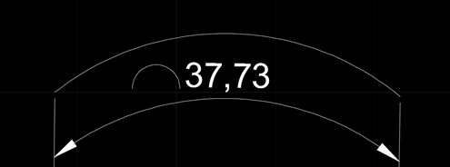 中望CAD弧长标注的快捷键