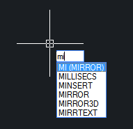 中望CAD镜像快捷键