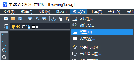 CAD中虚线太密了怎么办？