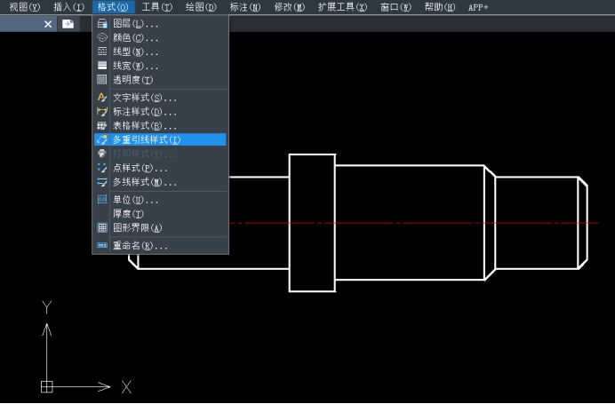 中望CAD中设置多重引线标注样式的方法