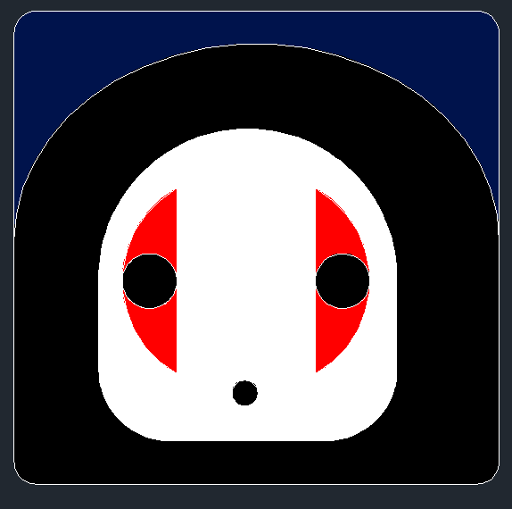 CAD如何画无脸男？