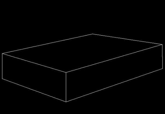 CAD制作四脚桌的操作