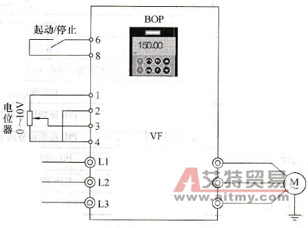 MM420变频器应用PID控制的简单案例