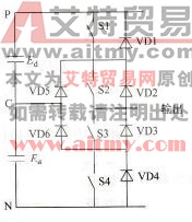 三电平IGBT高压变频器的逆变电路工作原理