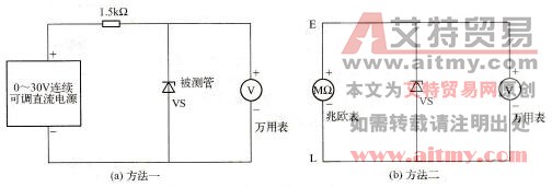 变频器维修中稳压二极管的检测