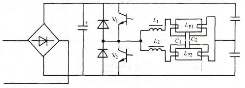 LC耦合串联谐振型电路原理图