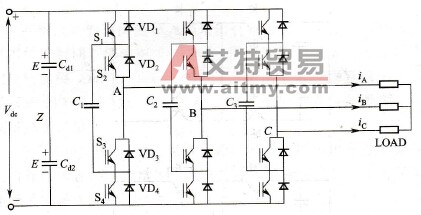 飞跨电容钳位型多电平变换器