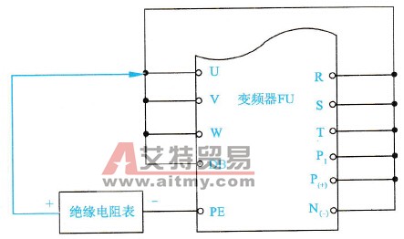 测量变频器主电路绝缘的基本原则