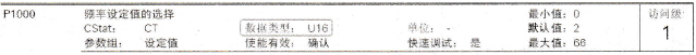 P1000参数说明