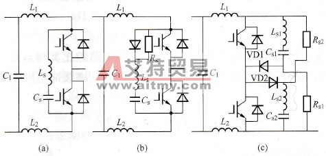 三种放电阻止型吸收电路