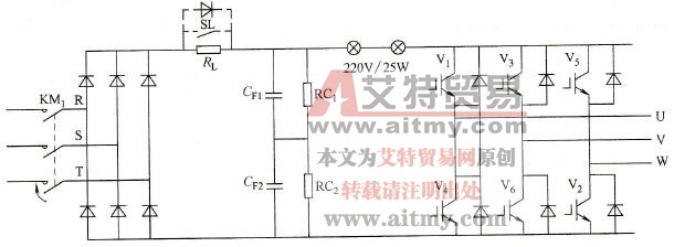 变频器修理后再通电的防短路技术方法之二