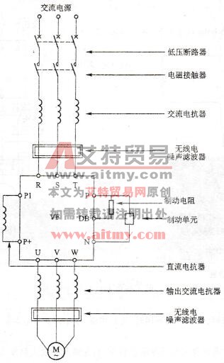 变频调速系统的主电路及电器选择