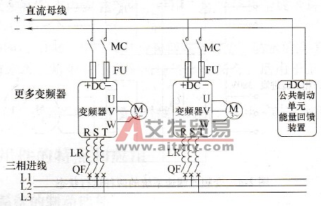 变频器共用直流母线方案