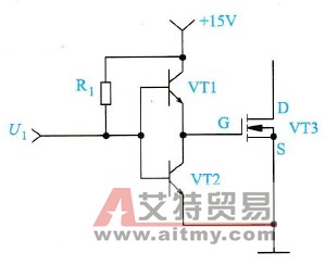 变频器中的场效应管驱动电路的工作原理