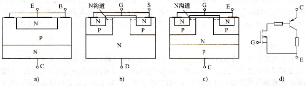 几种开关器件的结构示意图