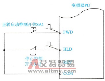 采用脉冲控制的&ldquo;三线控制&rdquo;电路示意图