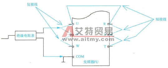 日常维护变频器测量其主电路绝缘电阻值的技术