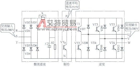 变频器在路电压的测量