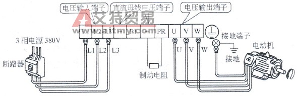 变频器接线端子