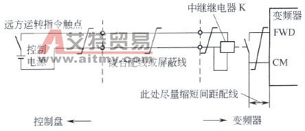 使用中继继电器的连接方法