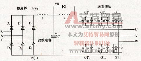 门极关断晶闸管GTO变频器的主回路