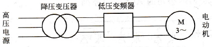 高-低变频调速系统结构示意图