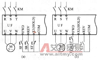 什么是变频器三线控制方式？