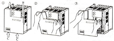 三菱E540变频器前盖板的拆卸与安装技术方法