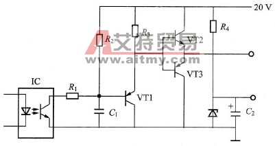 变频器分立式元件驱动电路的工作原理