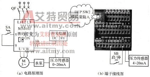 PID恒压供水系统电路