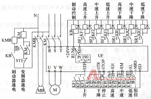提升机的控制电路