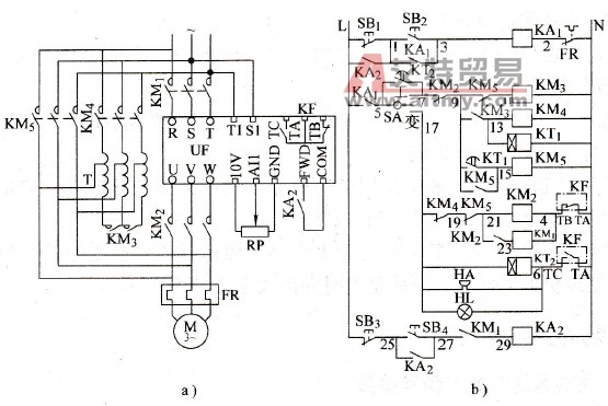风机的切换电路
