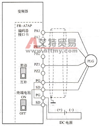 互补式编码器接线