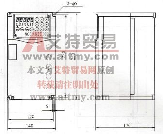 SRMCO-vm05变频器外形尺寸（一）