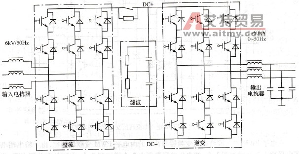 IGBT直接串联的高压变频器的能量回馈