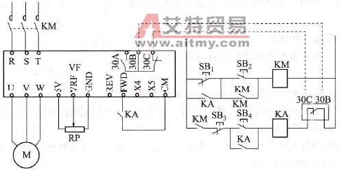 继电器控制变频调速器电路控制原理是什么？