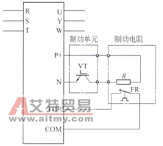 变频器制动电阻的保护电路