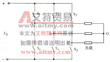 变频器的六脉波方波逆变器