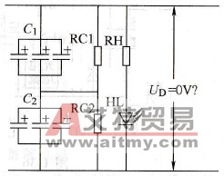 交-直-交变频器的直流电压指示电路