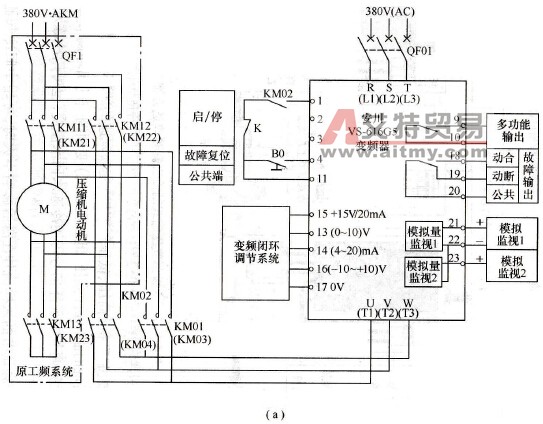 主接线变频器接线