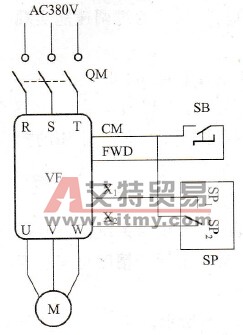 双位控制的变频调速供水电路